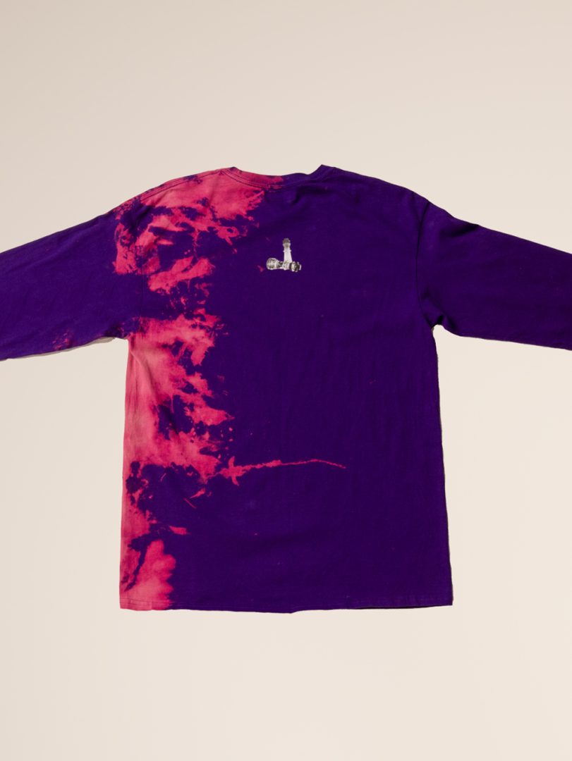 Graphic Long Sleeve Shirt In Purple