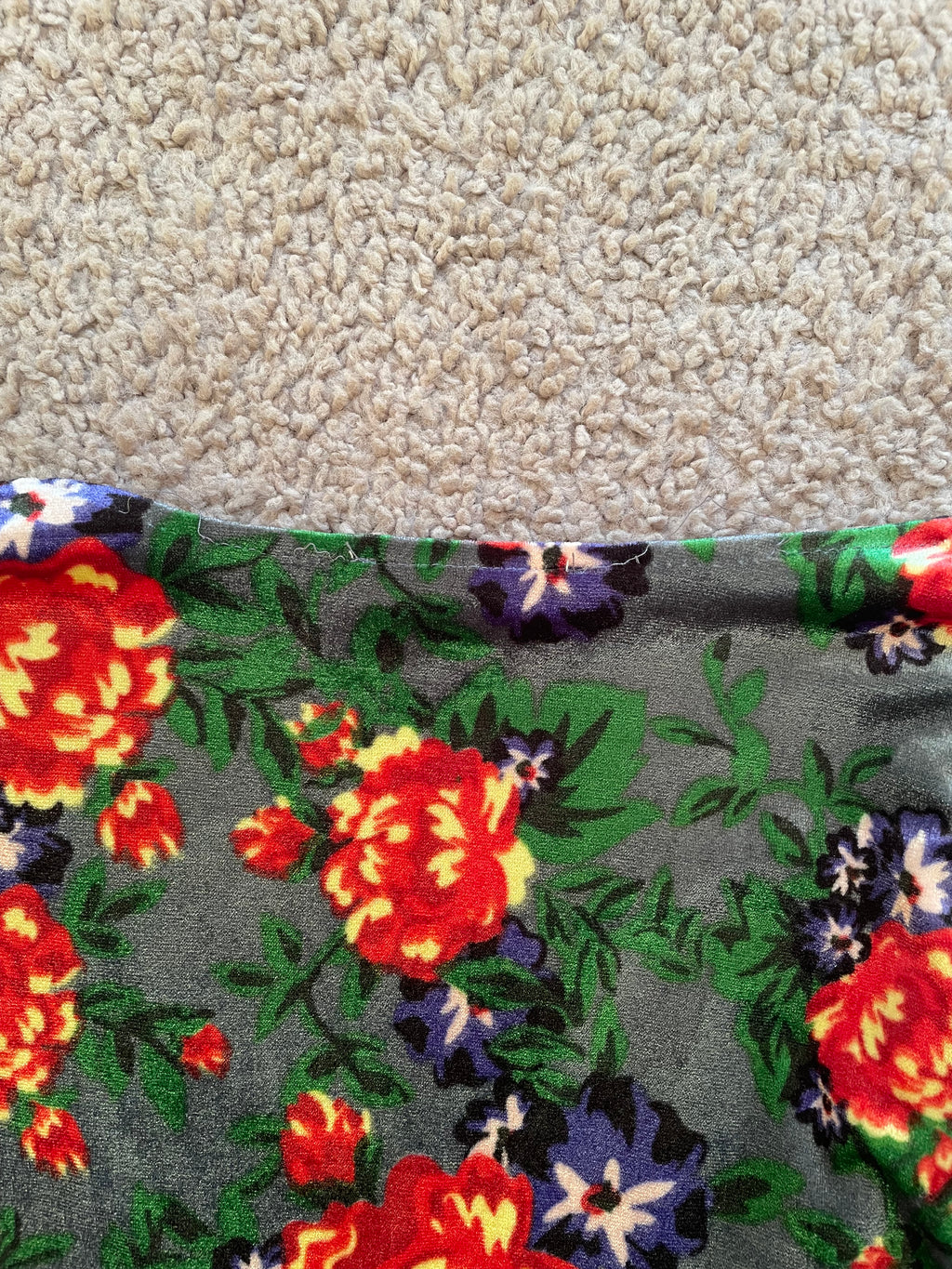 Multi-color Flower Midi Dress