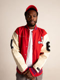 Checkmate Anywear Varsity Jacket in Red & Blue