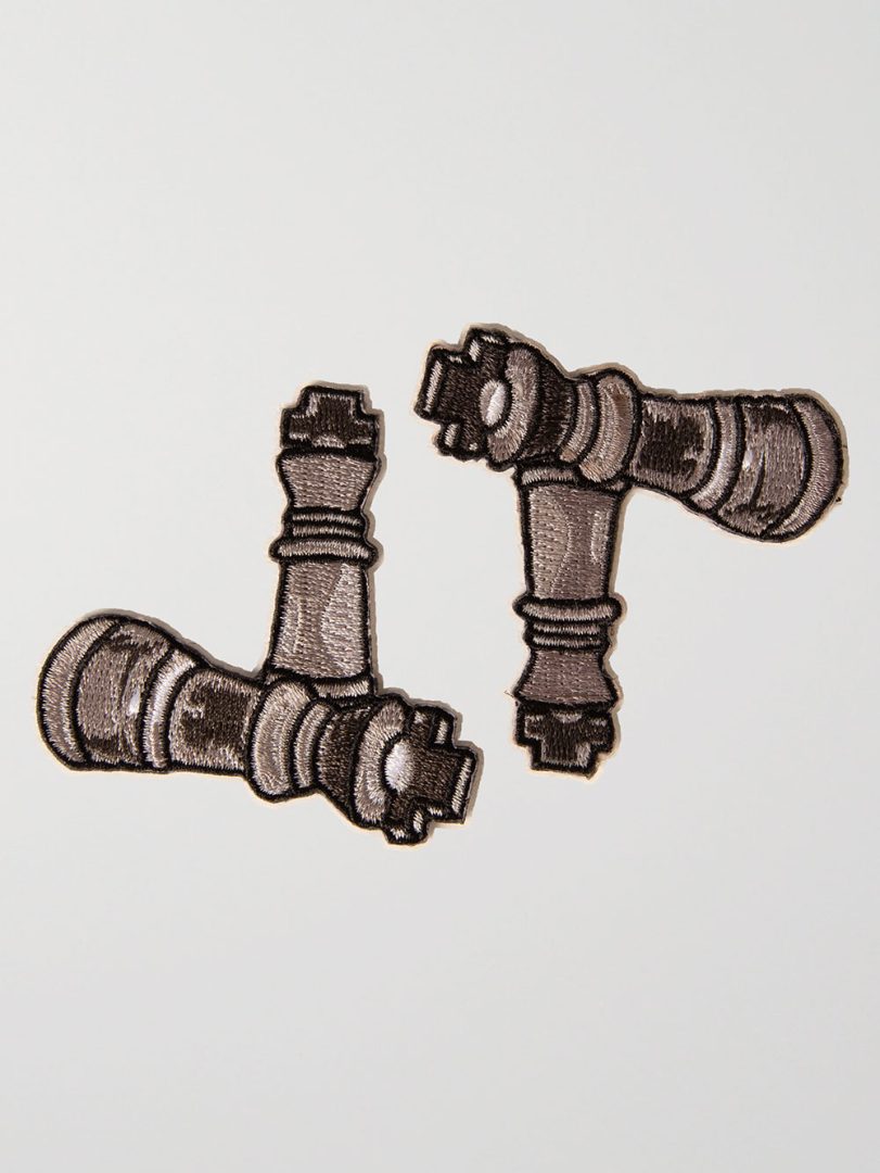 Chess Piece Iron-On Patch