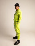 Bleach Tie Dye Sweatpants in Green