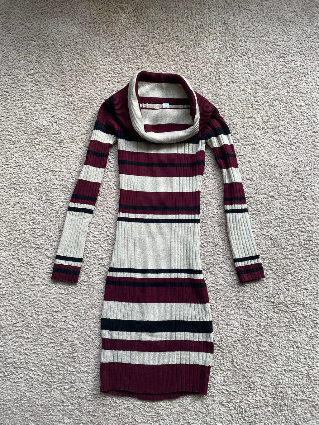 Striped Sweater Dress