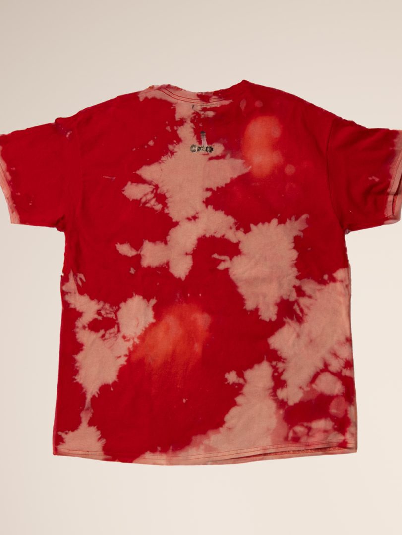 Graphic Short Sleeve Shirt in Red