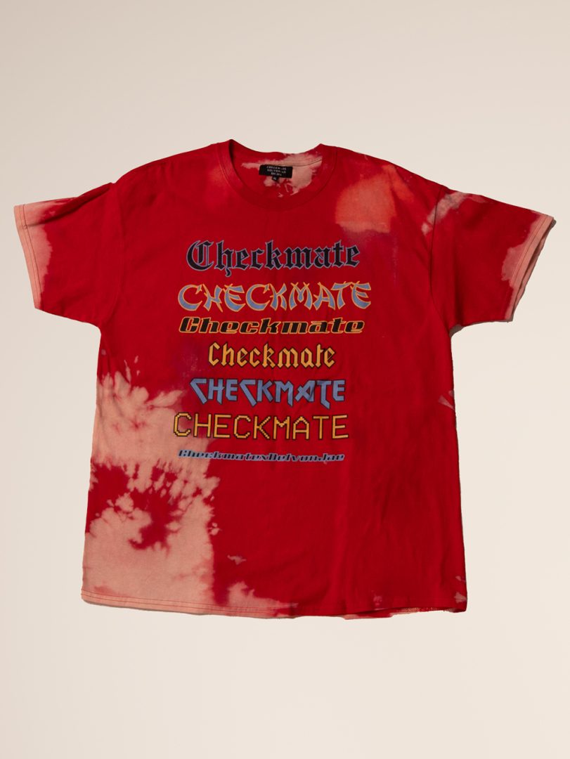 Graphic Short Sleeve Shirt in Red