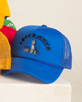 Checkmate Anywear Trucker in Blue with Black Embroidery - OS