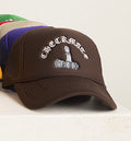 Checkmate Anywear Trucker in Brown with White Embroidery - OS