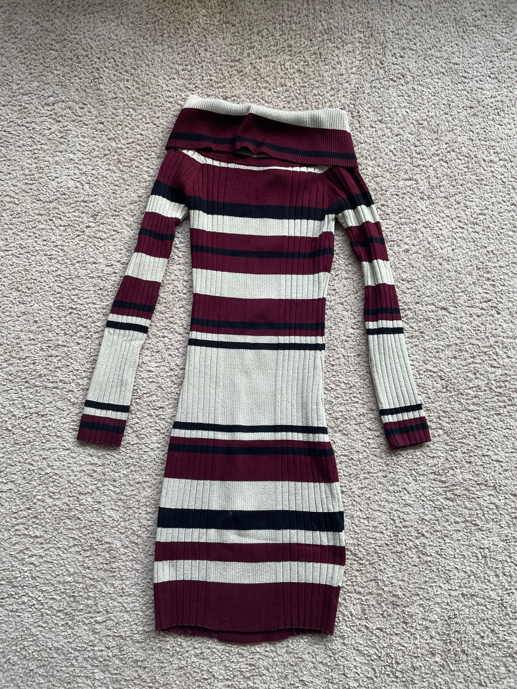 Striped Sweater Dress