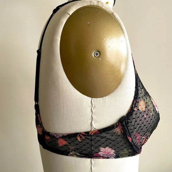 Laced Floral Bra