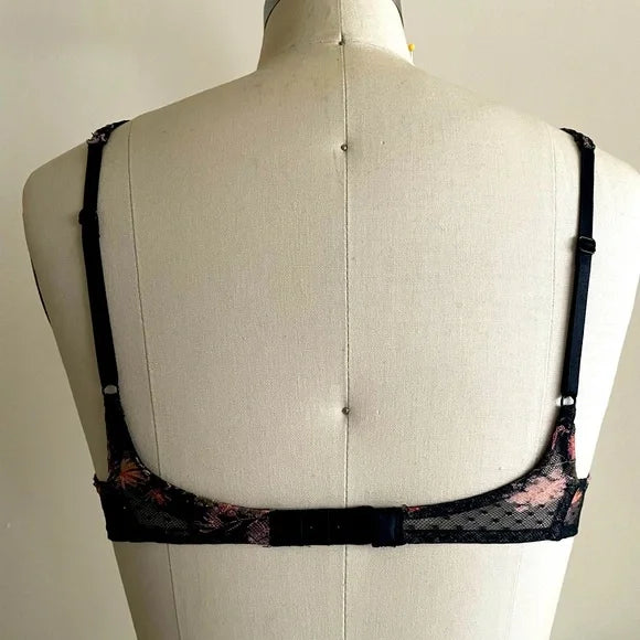 Laced Floral Bra