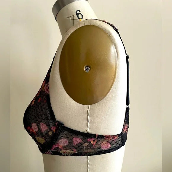 Laced Floral Bra