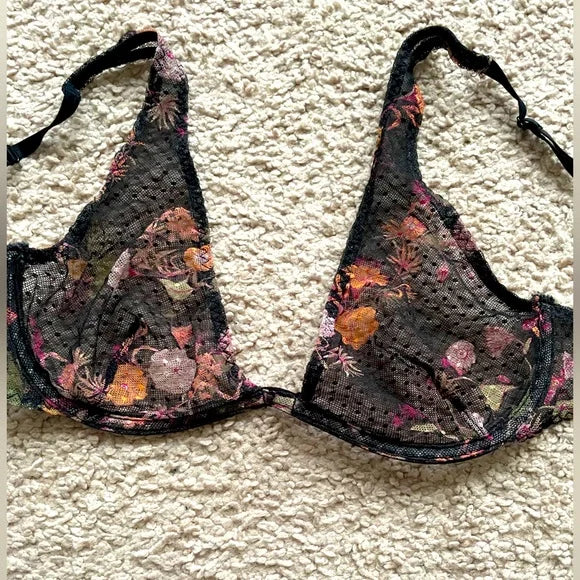 Laced Floral Bra