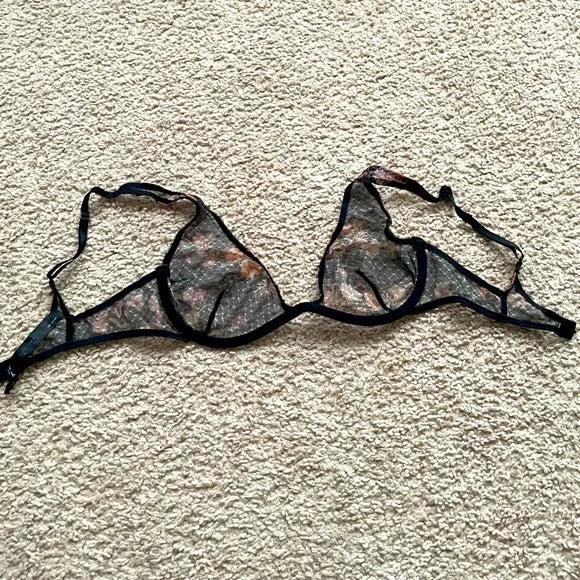 Laced Floral Bra