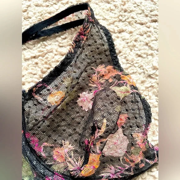 Laced Floral Bra