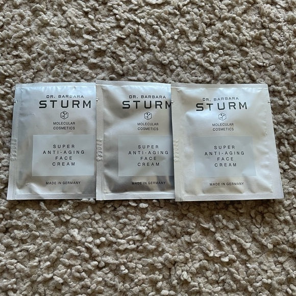 Dr. Barbara Sturm Cream Tote with Black Logo Sampler Bag