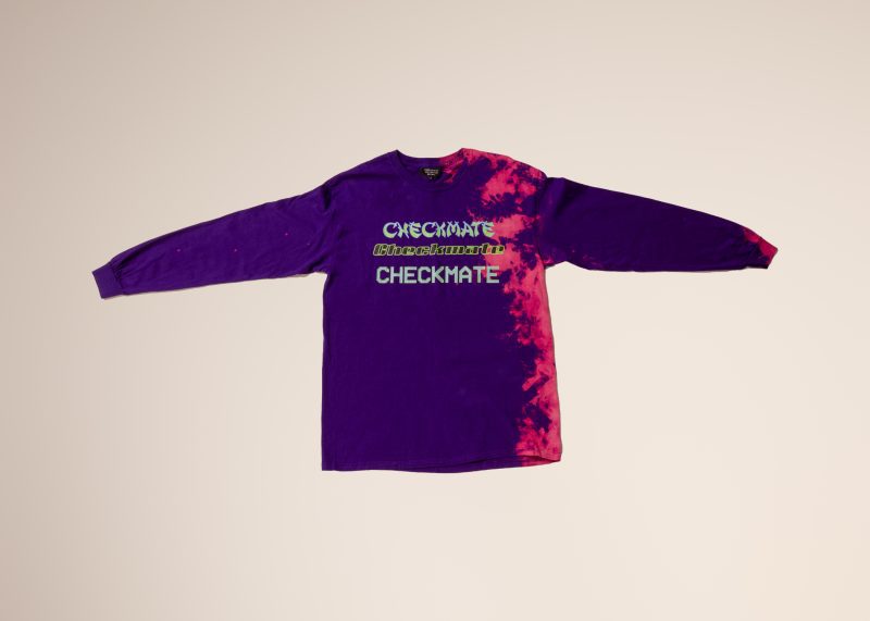 Graphic Long Sleeve Shirt In Purple - Image 6