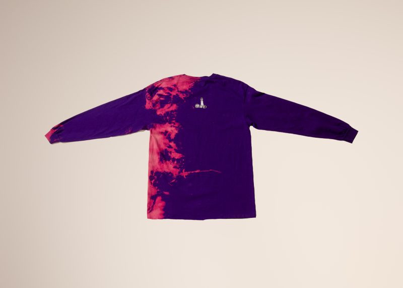 Graphic Long Sleeve Shirt In Purple - Image 4