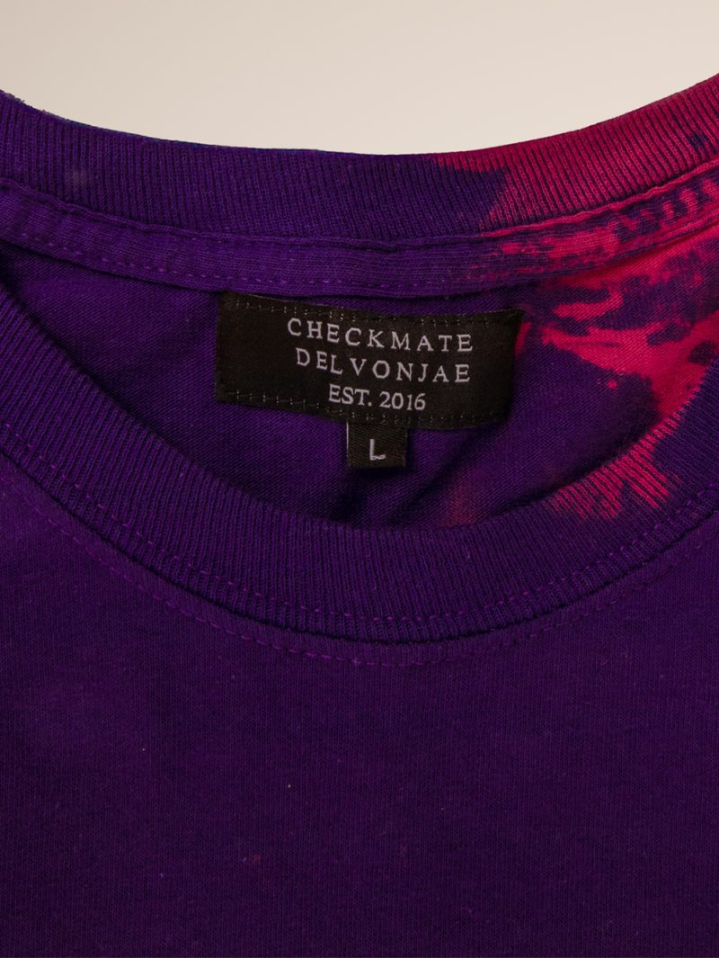 Graphic Long Sleeve Shirt In Purple - Image 2